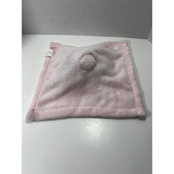 True Baby Gray and Pink Elephant Lovey Baby Security Blanket Plush - Picture 3 of 7